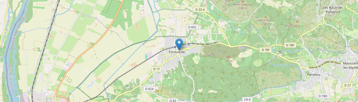 Fontvieille - Carte