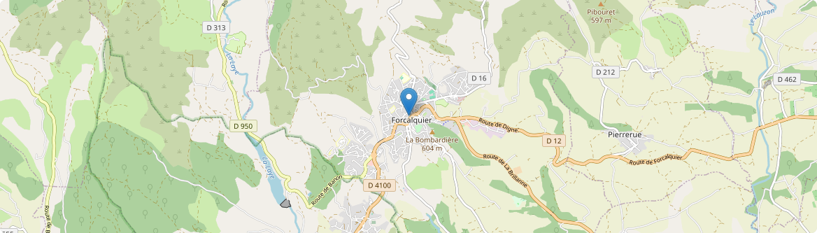 Forcalquier - Carte