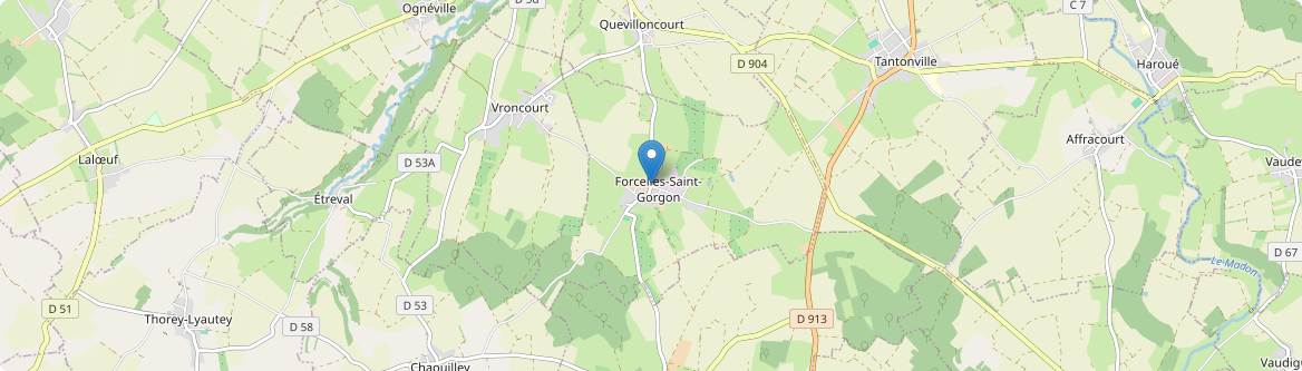 Forcelles-Saint-Gorgon - Carte