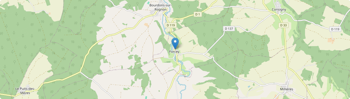 Forcey - Carte