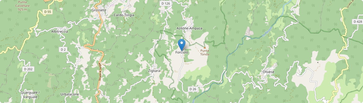 Forciolo - Carte