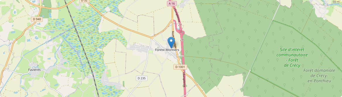Forest-Montiers - Carte