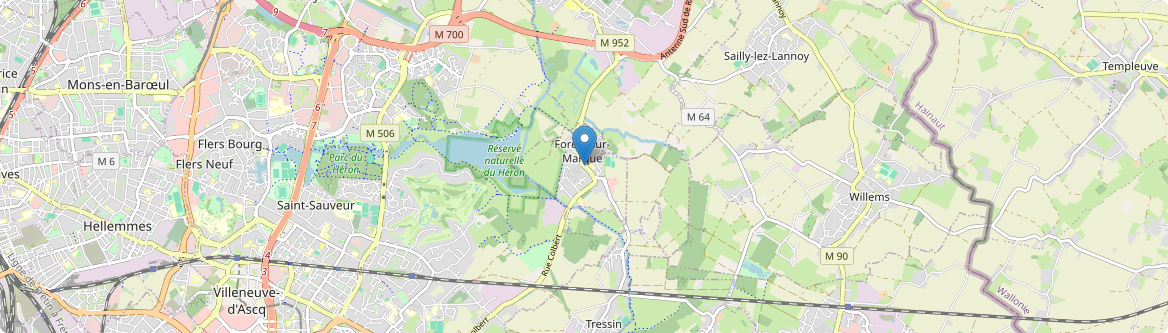 Forest-sur-Marque - Carte