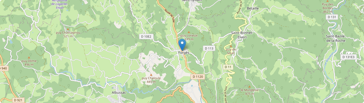 Forgès - Carte