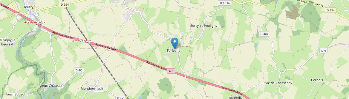 Forléans - Carte