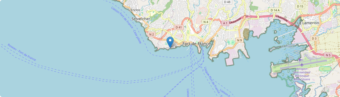 Fort-de-France - Carte