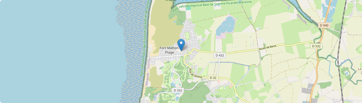 Fort-Mahon-Plage - Carte