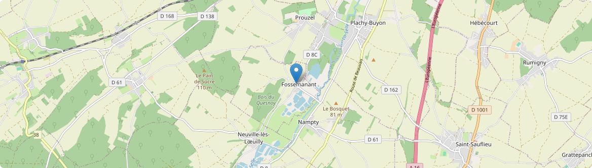 Fossemanant - Carte