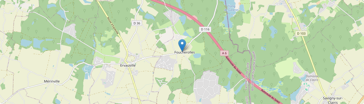 Foucherolles - Carte