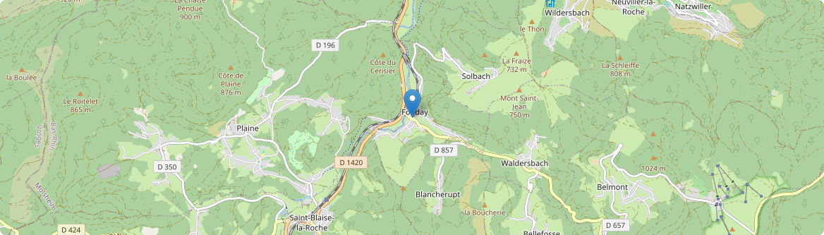 Fouday - Carte