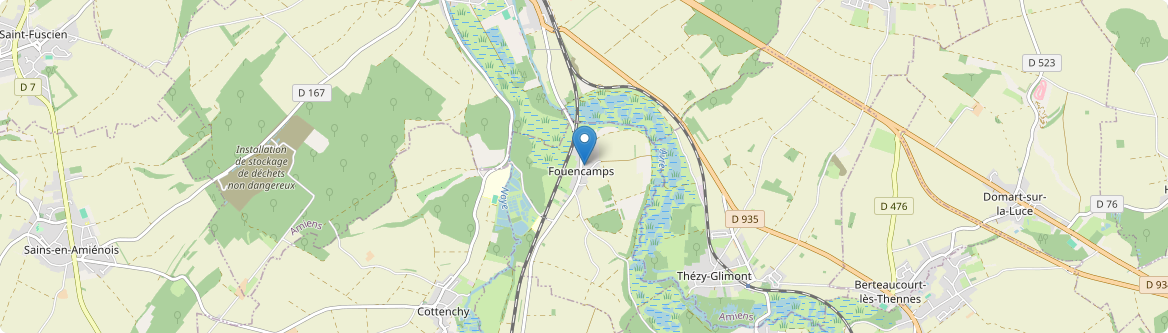 Fouencamps - Carte