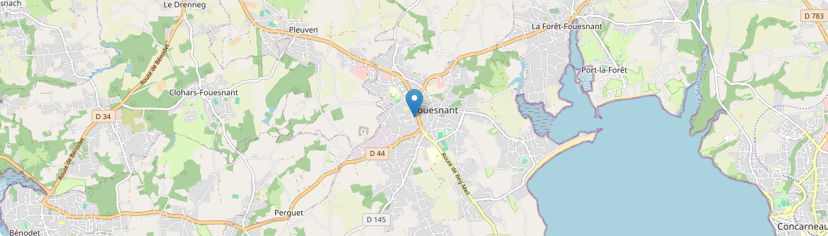 Fouesnant - Carte
