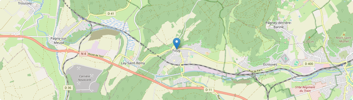 Foug - Carte