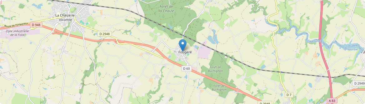 Fougeré - Carte