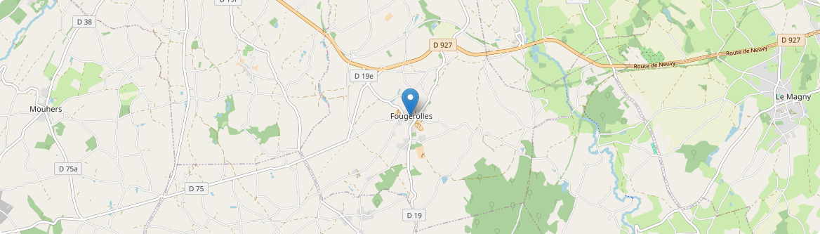 Fougerolles - Carte