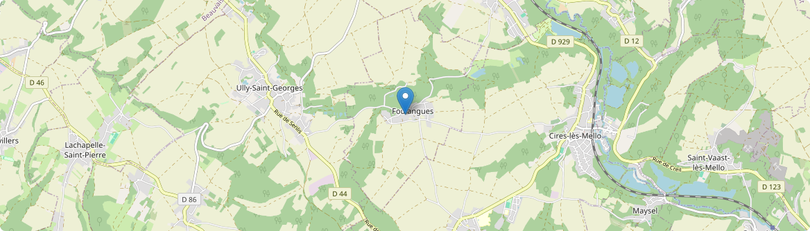 Foulangues - Carte