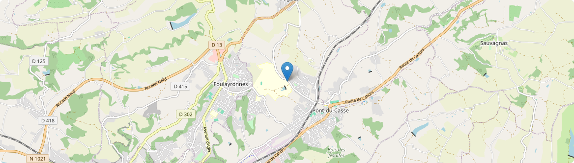 Foulayronnes - Carte