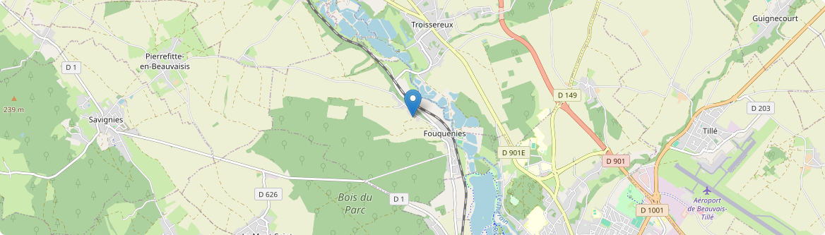 Fouquenies - Carte