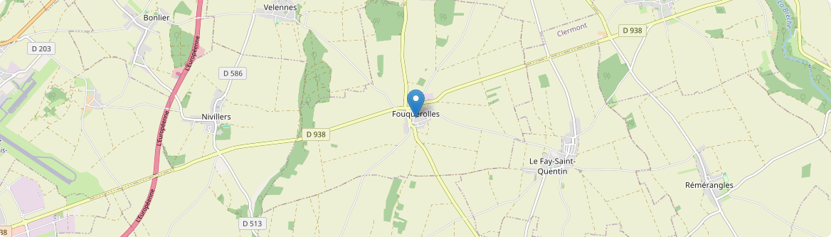 Fouquerolles - Carte
