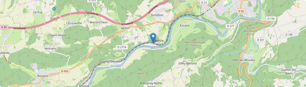 Fourbanne - Carte