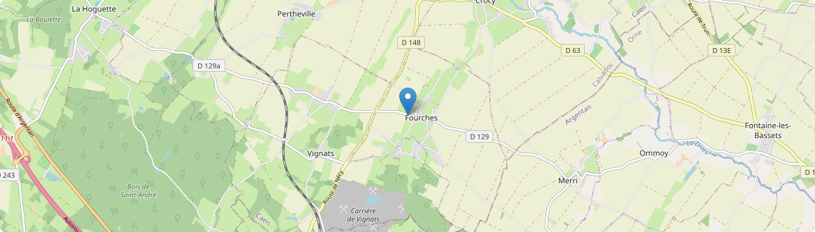 Fourches - Carte