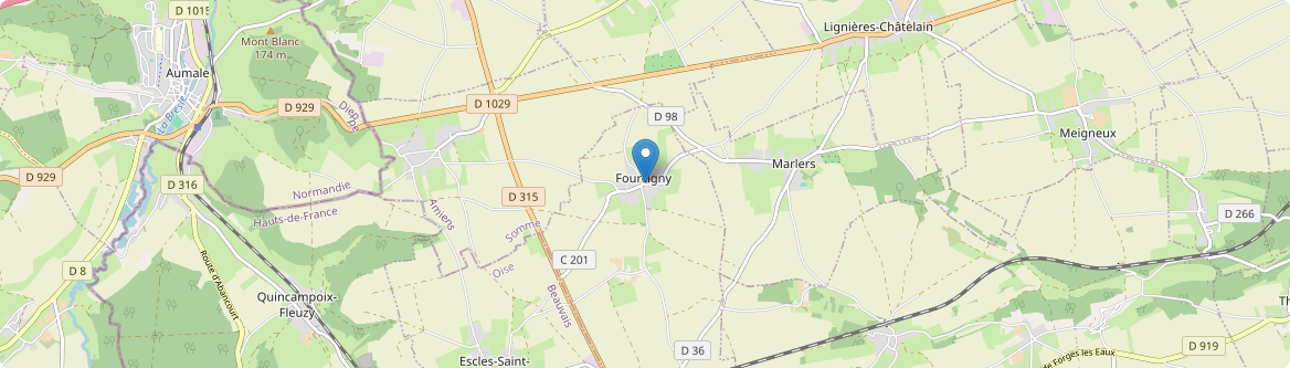Fourcigny - Carte
