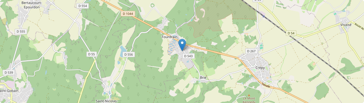 Fourdrain - Carte