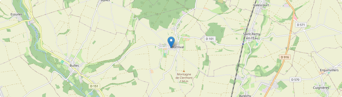 Fournival - Carte