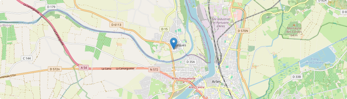 Fourques - Carte
