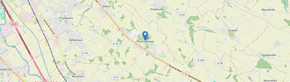Fourquevaux - Carte