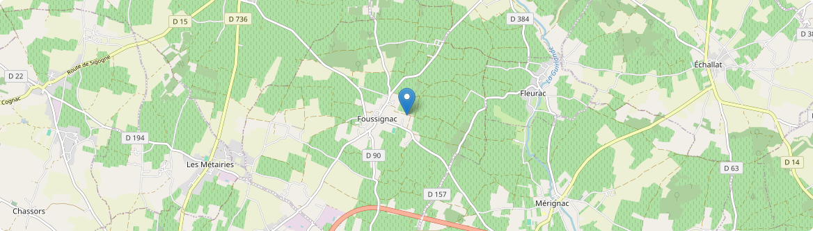 Foussignac - Carte