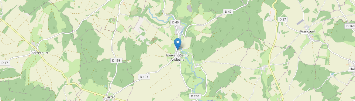 Fouvent-Saint-Andoche - Carte
