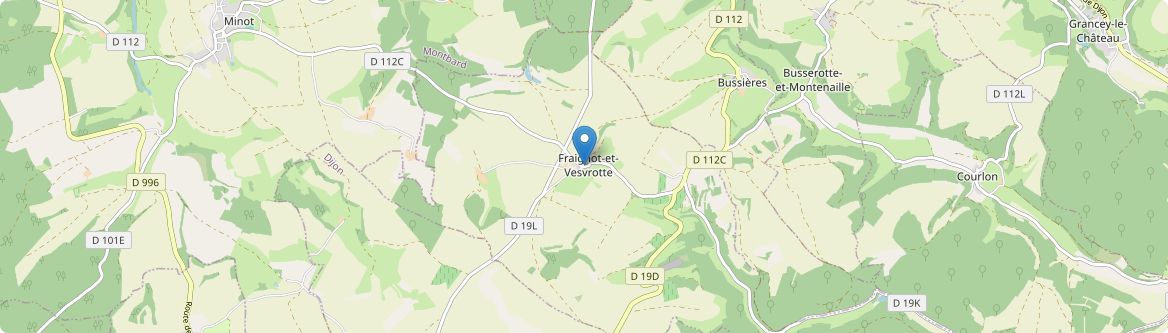 Fraignot-et-Vesvrotte - Carte