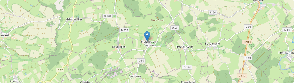 Fraisnes-en-Saintois - Carte