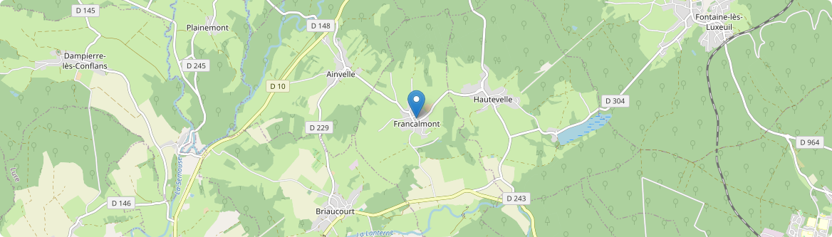 Francalmont - Carte