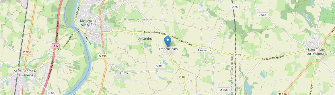 Francheleins - Carte