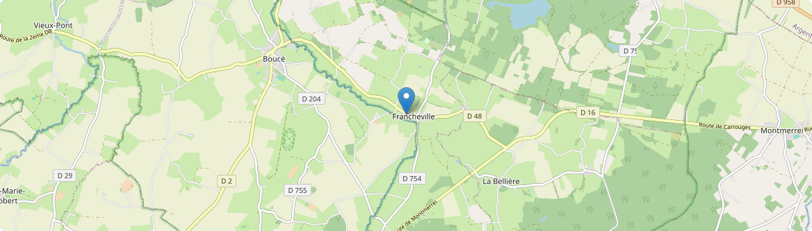 Francheville - Carte