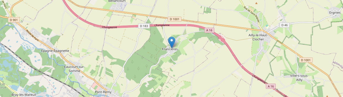 Francières - Carte