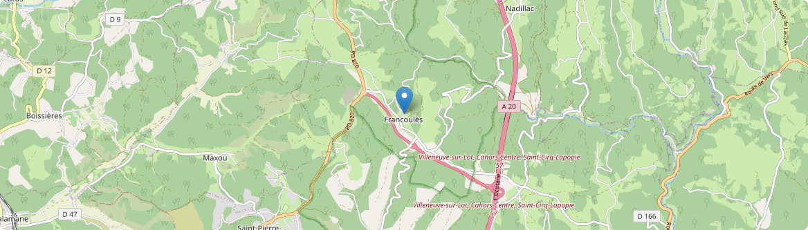 Francoulès - Carte
