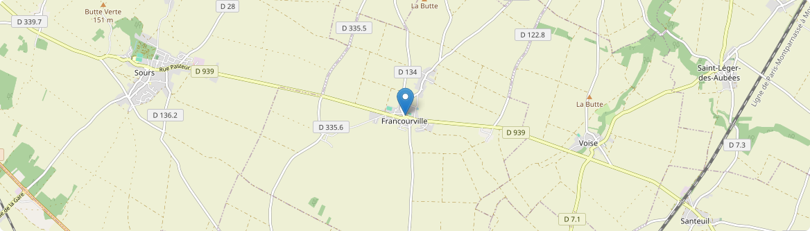 Francourville - Carte