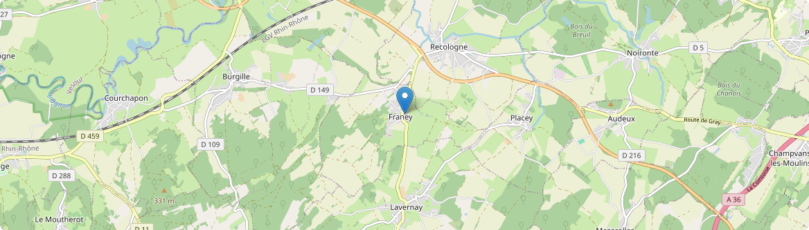 Franey - Carte