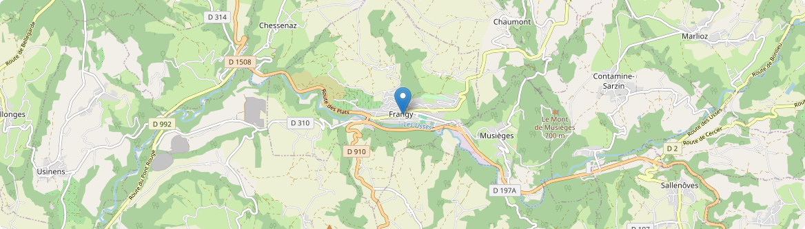 Frangy - Carte