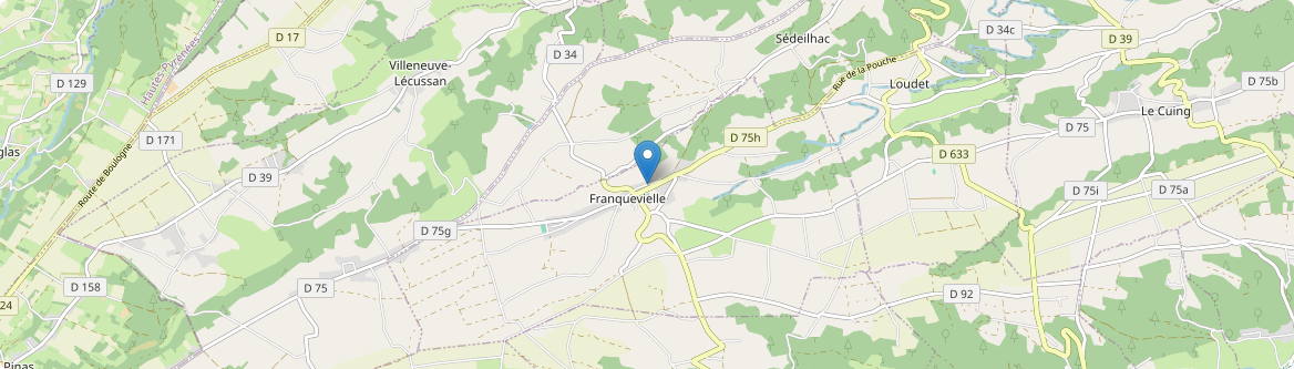 Franquevielle - Carte
