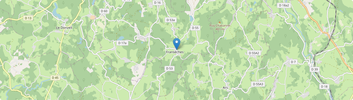 Fransèches - Carte