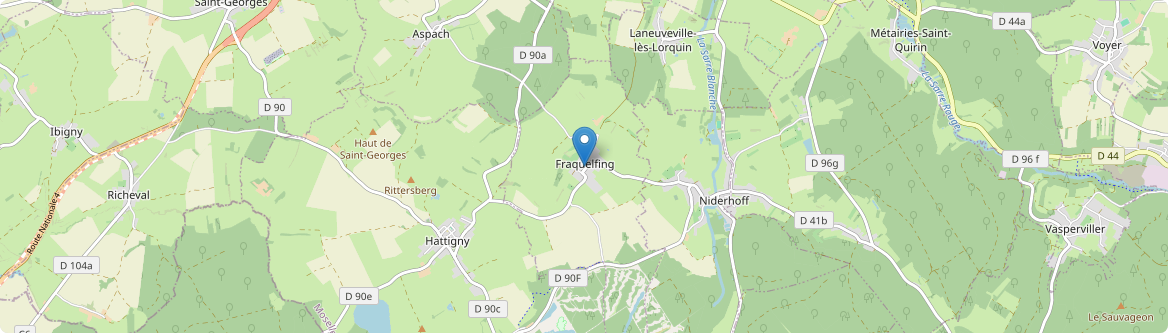Fraquelfing - Carte