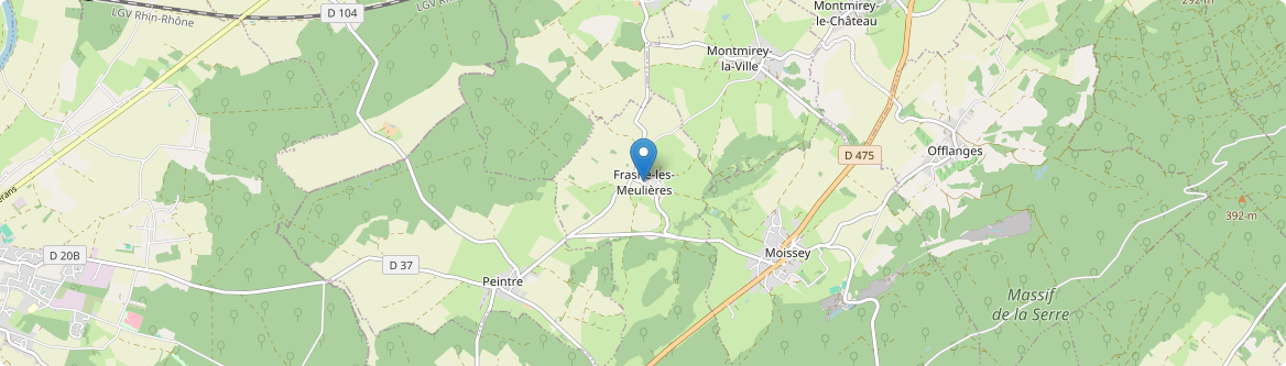 Frasne-les-Meulières - Carte
