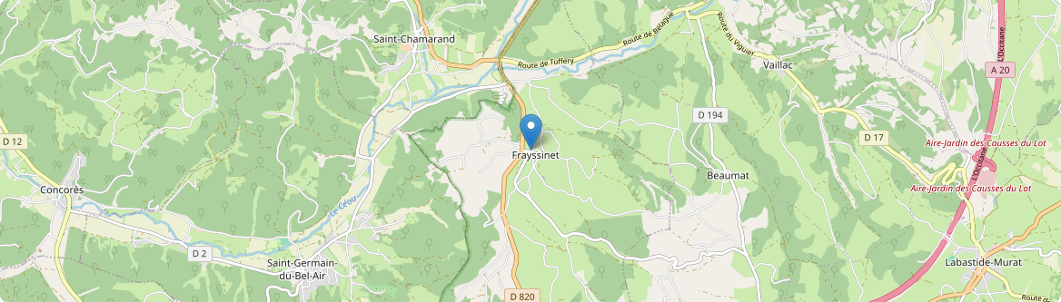 Frayssinet - Carte