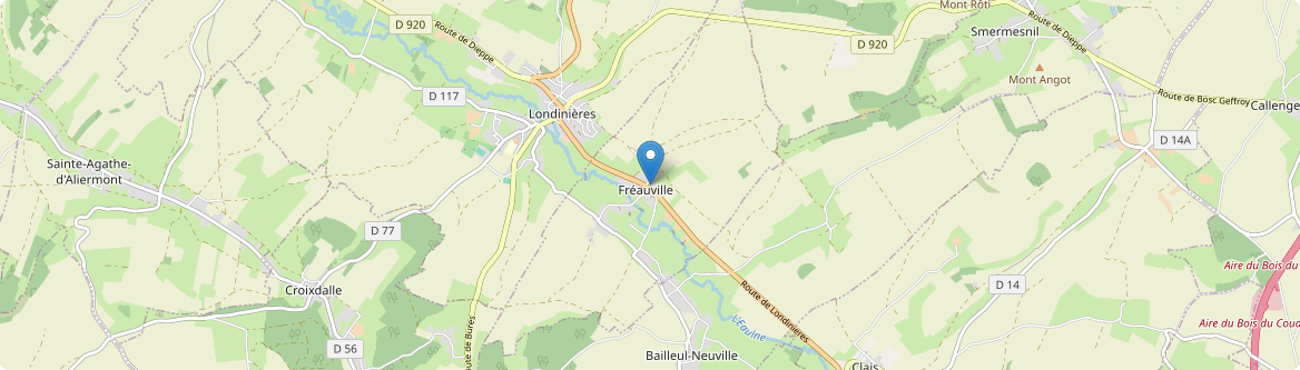 Fréauville - Carte