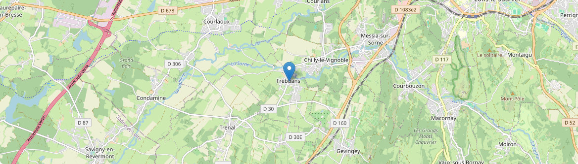 Frébuans - Carte