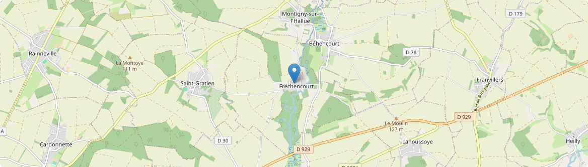 Fréchencourt - Carte
